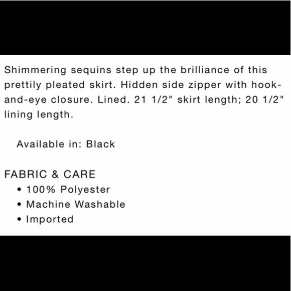 Ann Taylor sequins skirt - Picture 4 of 8